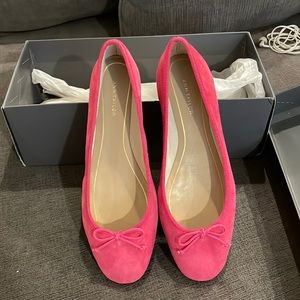 Ann Taylor Suede Ballet Flats Shoes Sz 6